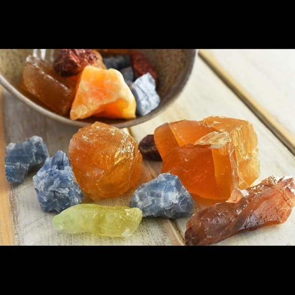 Blue Calcite Hand Wrapped Copper Wire Ring - Picture 3 of 7